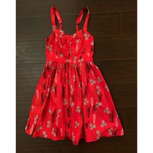 Disney Vintage/pinup style Lilo and Stitch dress size Small